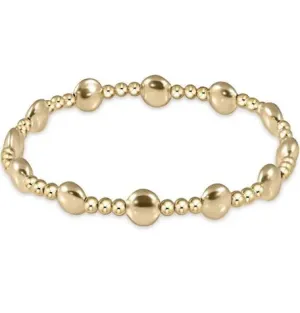 Honesty Sincerity Pattern 6mm Bead Bracelet