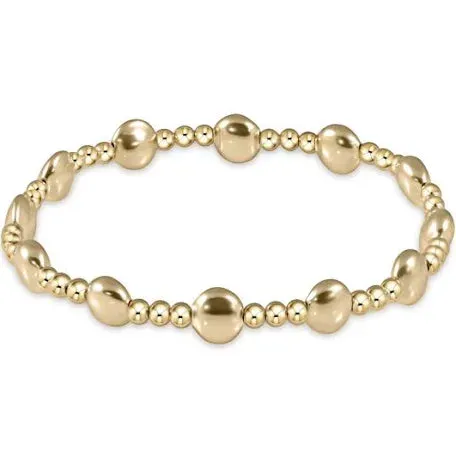 Honesty Sincerity Pattern 6mm Bead Bracelet