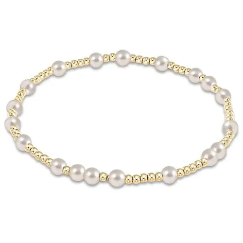 Hope Unwritten Pearl 4mm Bead Bracelet