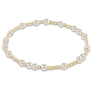 Hope Unwritten Pearl 4mm Bead Bracelet