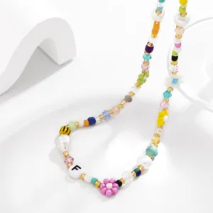 Howlite & Pearl Beaded Choker Necklace