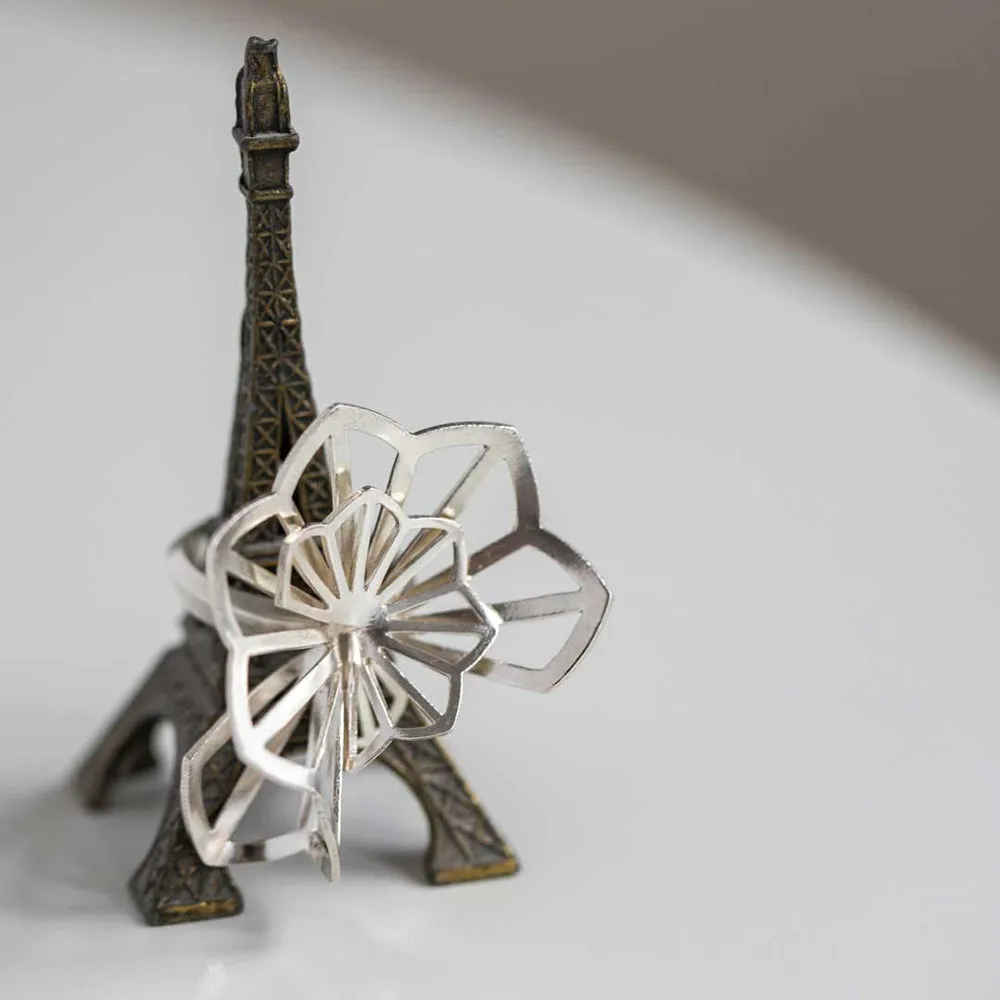 hyacinth origami ring