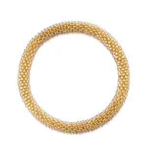Indian Honey Cake | Himalayan Glass Bead Bracelet