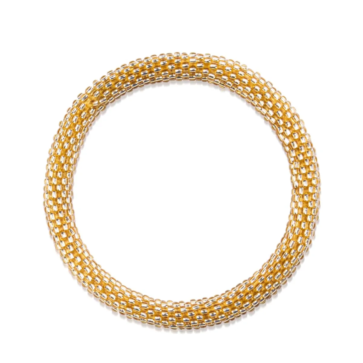 Indian Honey Cake | Himalayan Glass Bead Bracelet