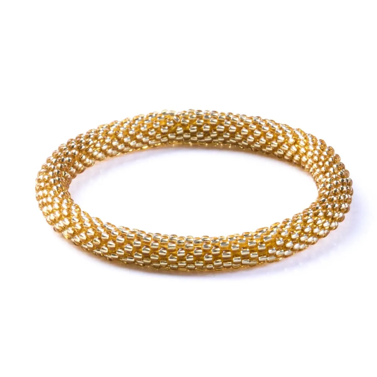 Indian Honey Cake | Himalayan Glass Bead Bracelet