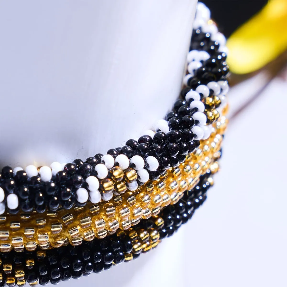 Indian Honey Cake | Himalayan Glass Bead Bracelet
