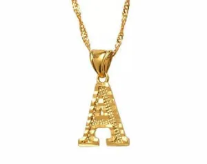 Initial choker necklace 18k gold plated ,Initial necklace ,alphabet necklace , custom initial charm necklace ,personalized necklace ,letter