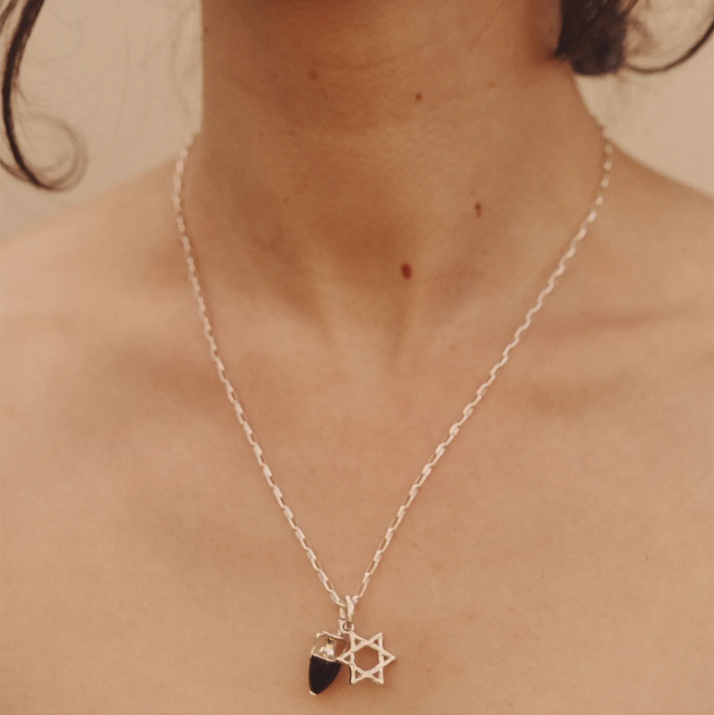Inlay Vessel Charm, Onyx