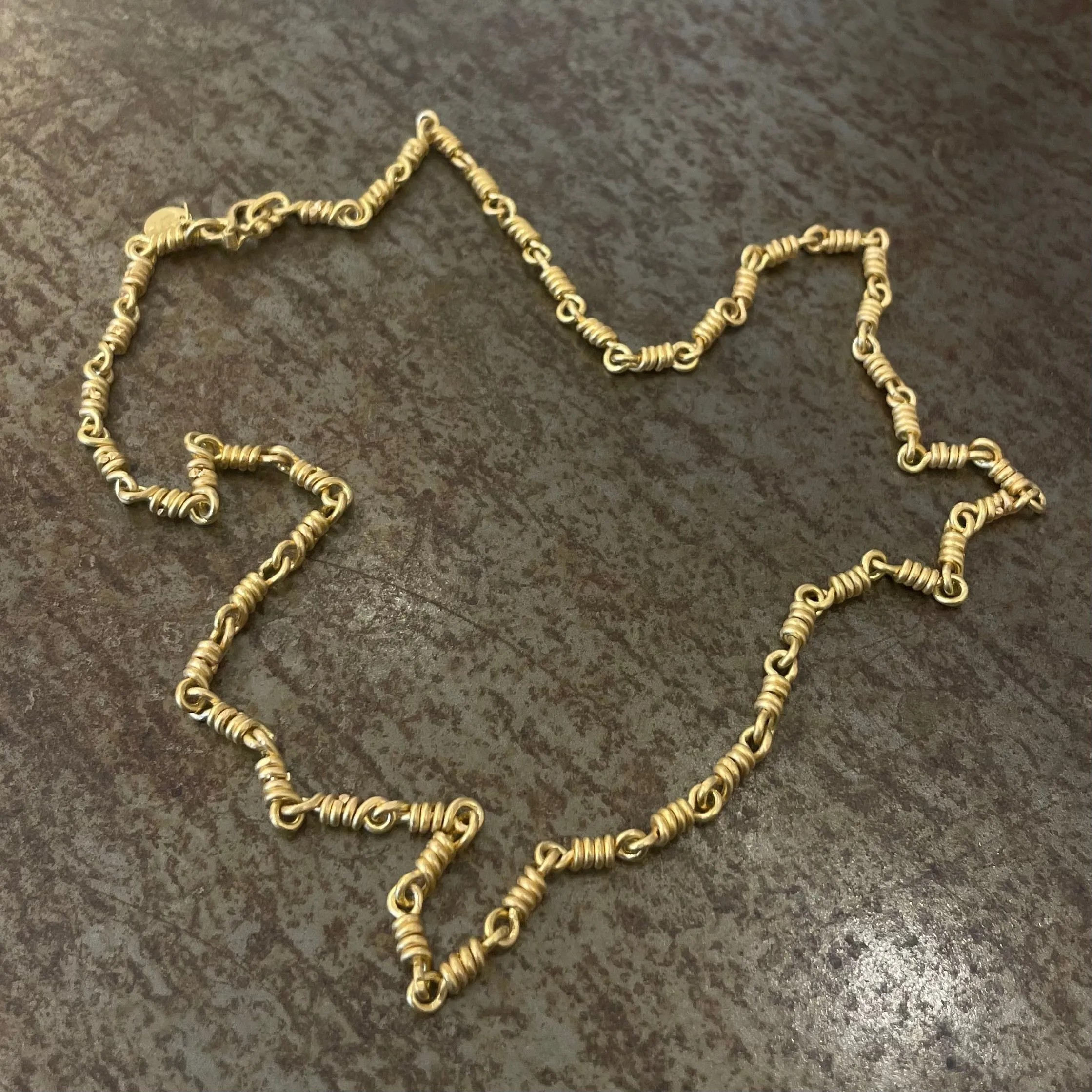 Isabella "Elettra" Necklace in 20K Peach Gold