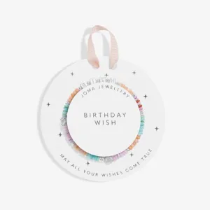 Joma Children's Happy Little Moments Birthday Wish Bracelet
