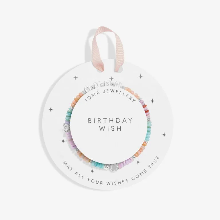 Joma Children's Happy Little Moments Birthday Wish Bracelet
