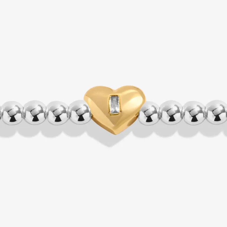 Joma Silver & Gold Triple Heart Bracelet