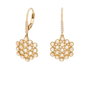 Josephine White Diamond Drop Earrings