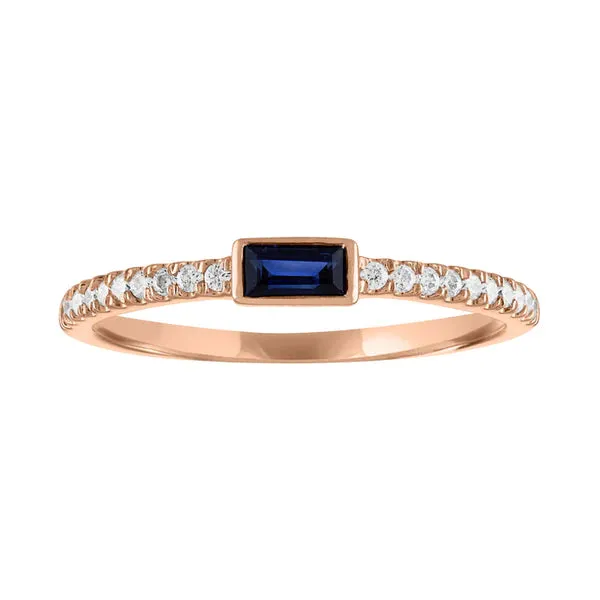 Juliet Baguette Birthstone Ring