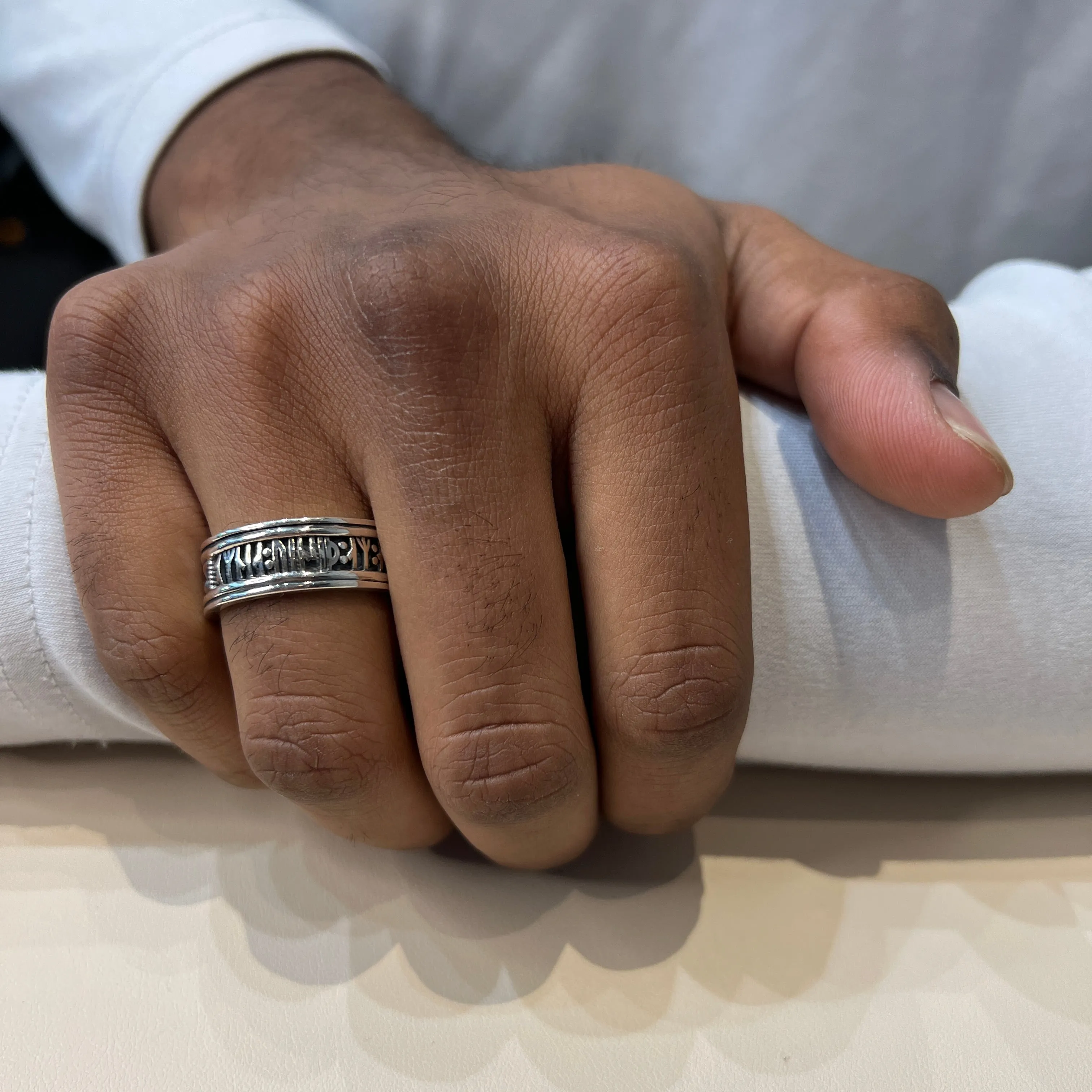 Keith Jack Viking Rune (Love) Sterling Silver Ring