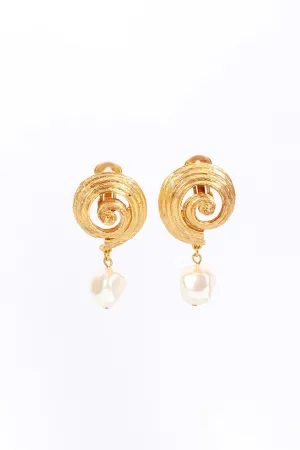 La Mer Baroque Shell Earrings