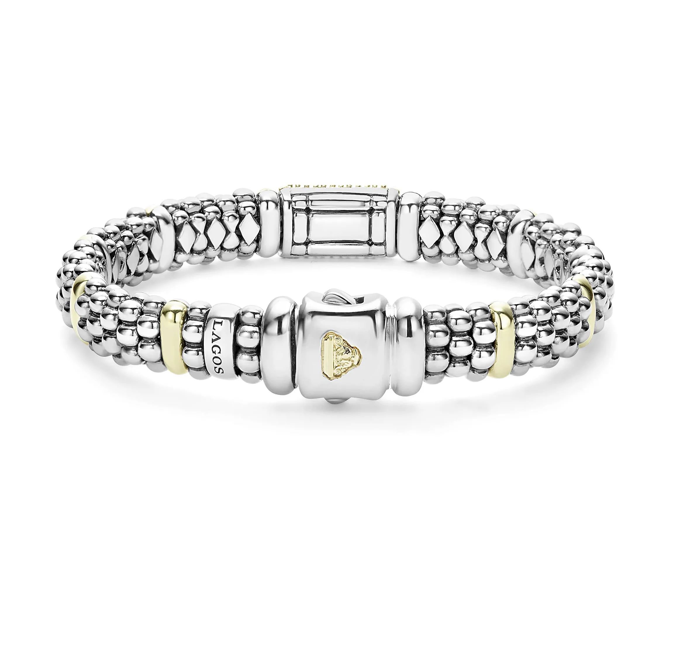 LAGOS Signature Caviar 9mm Diamond Bracelets