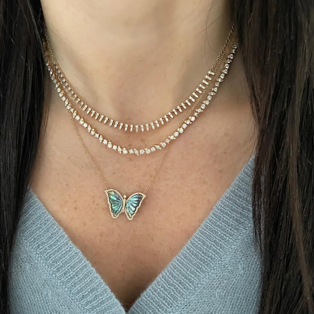 Lena Baguette Diamond Choker