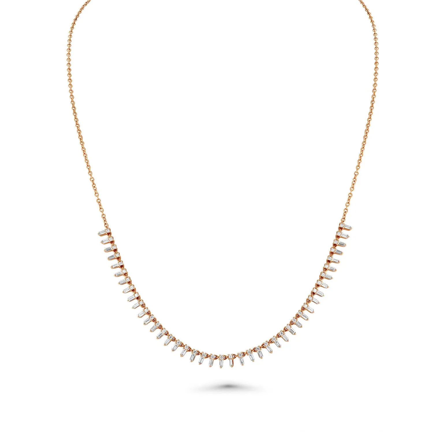 Lena Baguette Diamond Choker