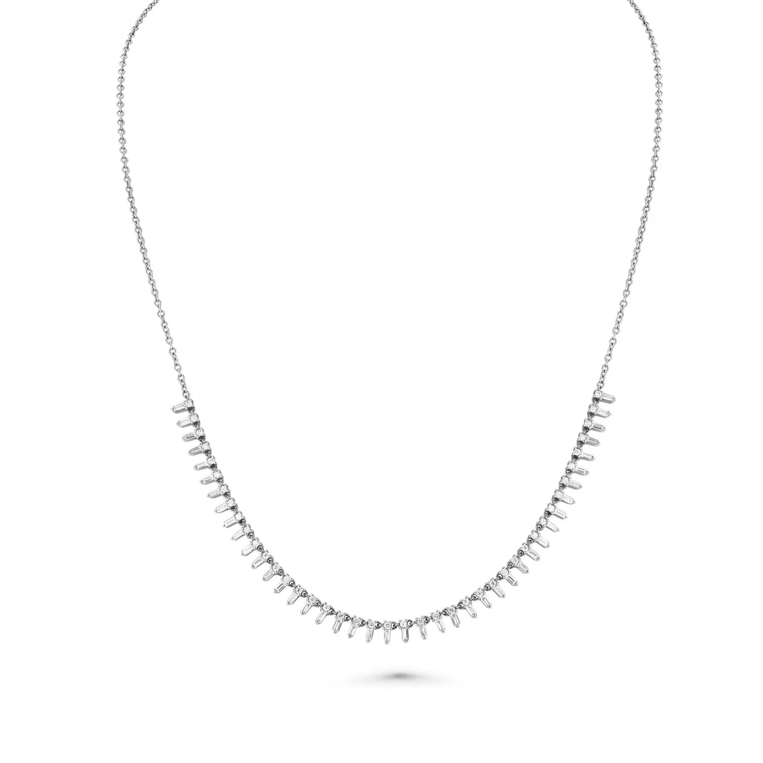 Lena Baguette Diamond Choker