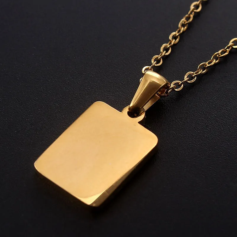 Lettered Chain Necklaces For Women