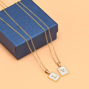 Lettered Chain Necklaces For Women