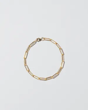 Long Oval Chain Bracelet