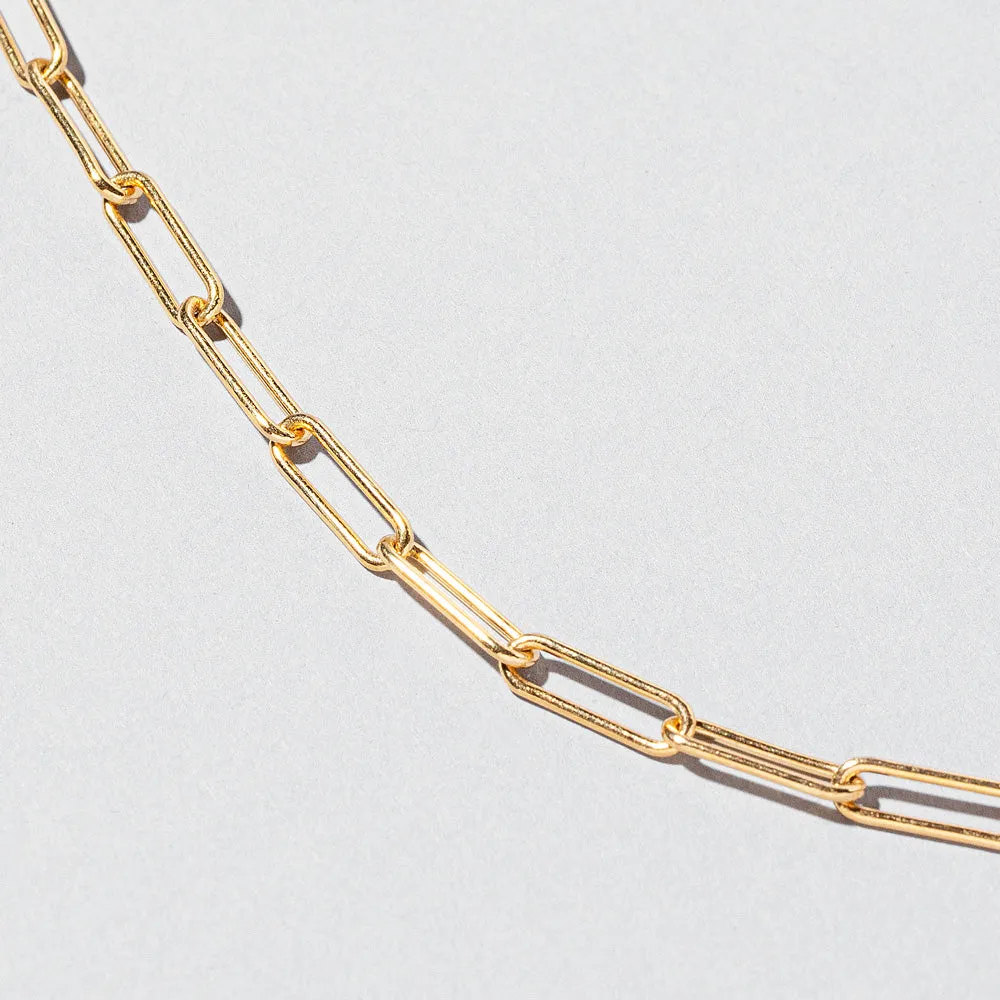 Long Oval Chain Bracelet