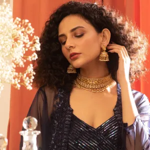 Manjira Antique CZ Choker Set