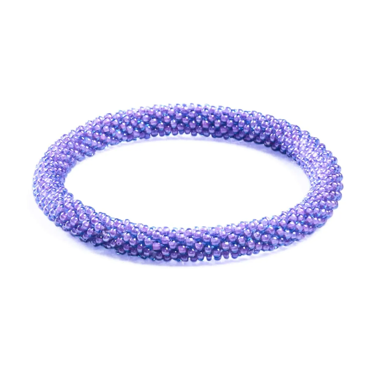 Mauve | Himalayan Glass Bead Bracelet