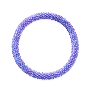 Mauve | Himalayan Glass Bead Bracelet