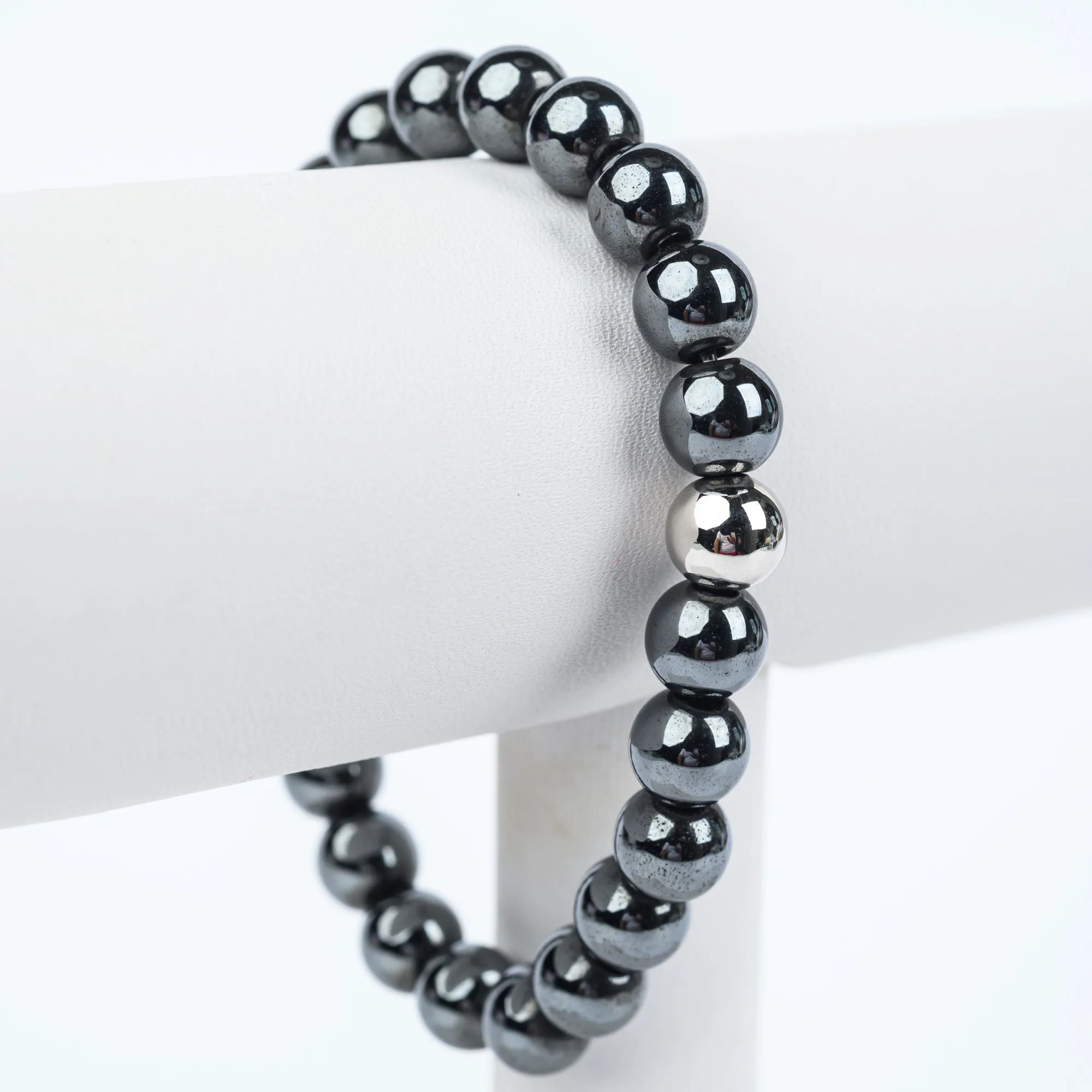 ME™ Mixed Metals His & Hers Hematite 2-pc Bracelet Set