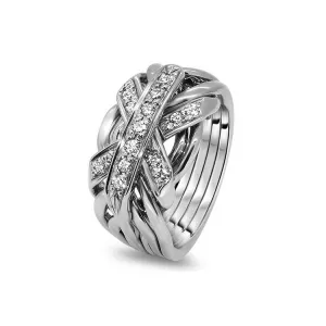 Mens Platinum Diamond 7JG-MD