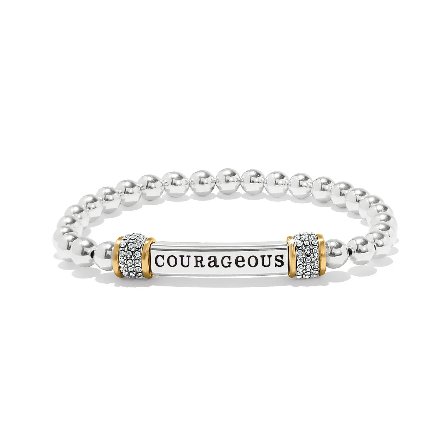 Meridian Courageous Two Tone Stretch Bracelet - JF0190