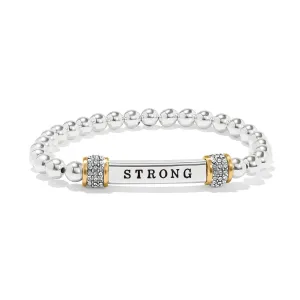 Meridian Strong Two Tone Stretch Bracelet - JF0186