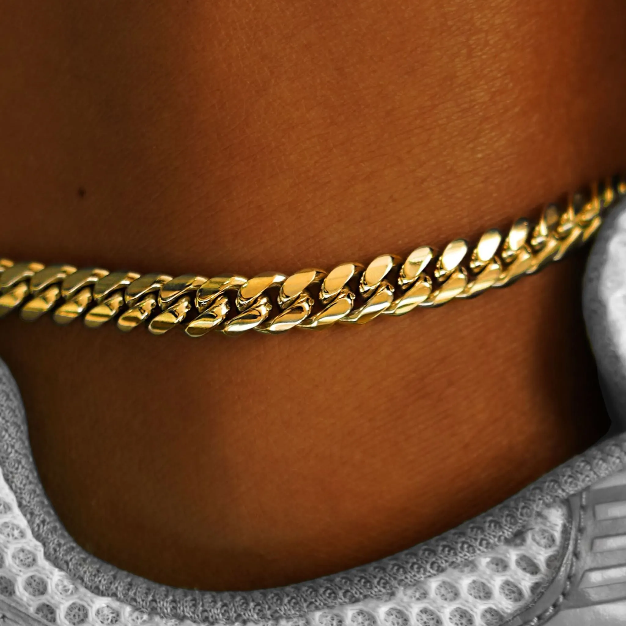 Miami Cuban Anklet