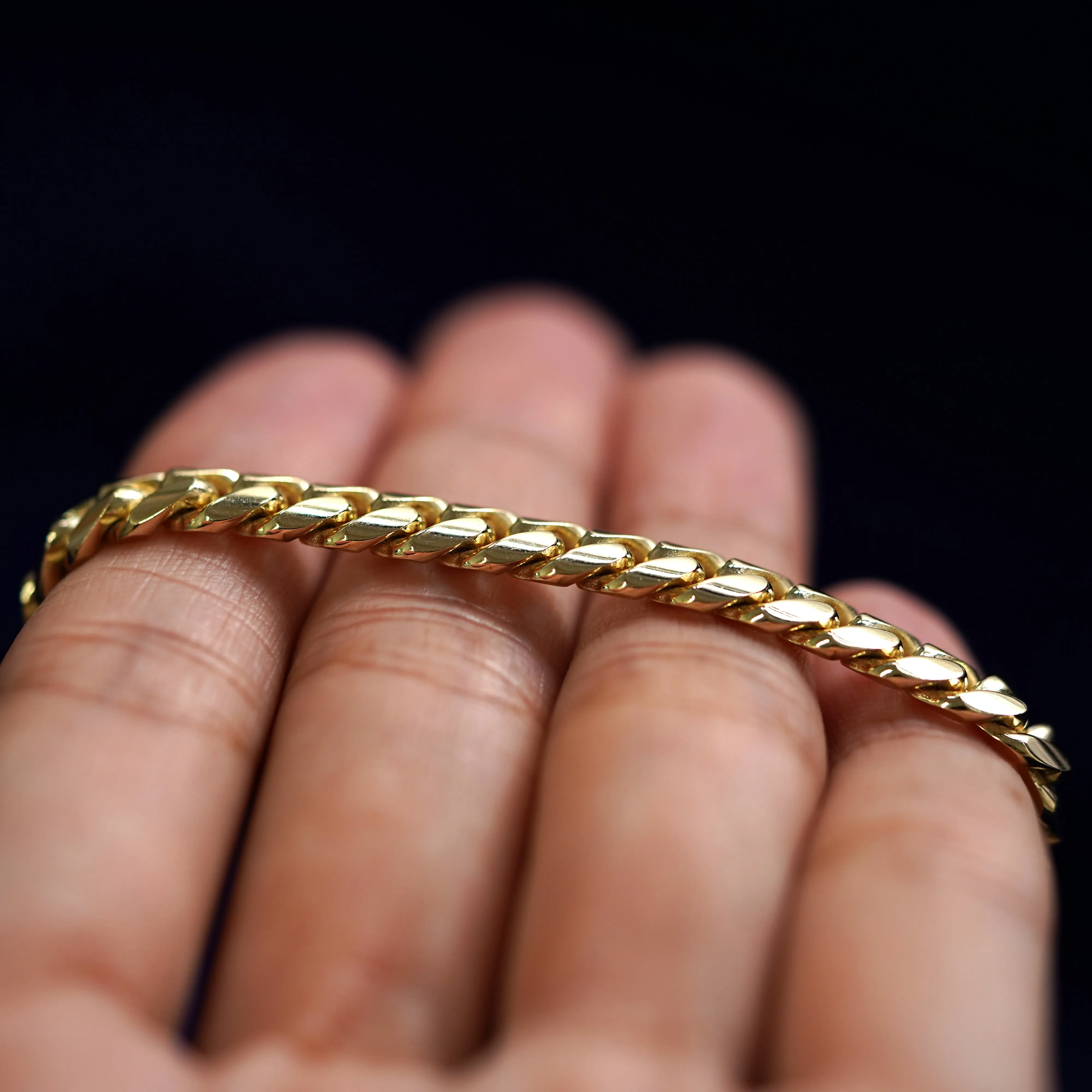 Miami Cuban Anklet