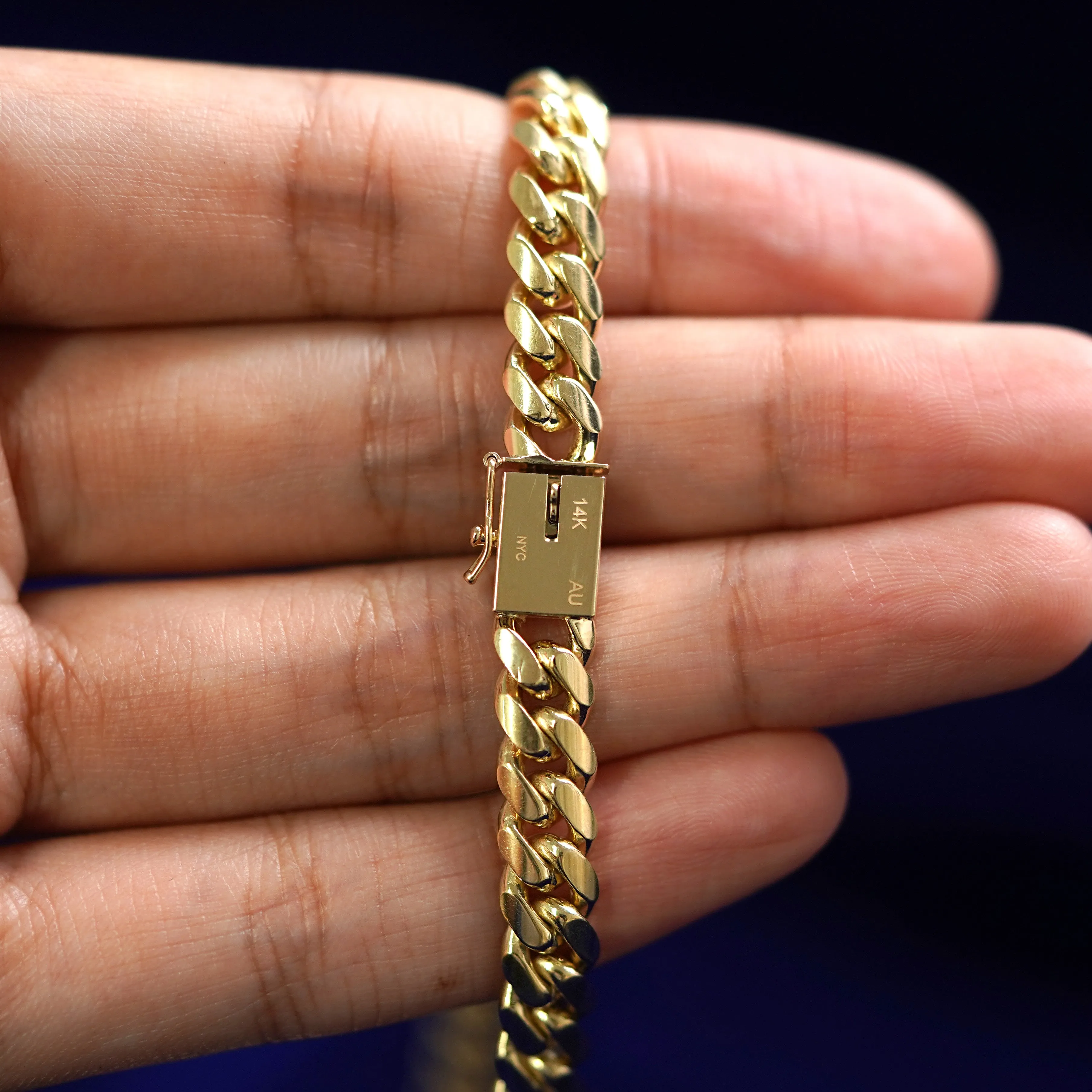Miami Cuban Anklet