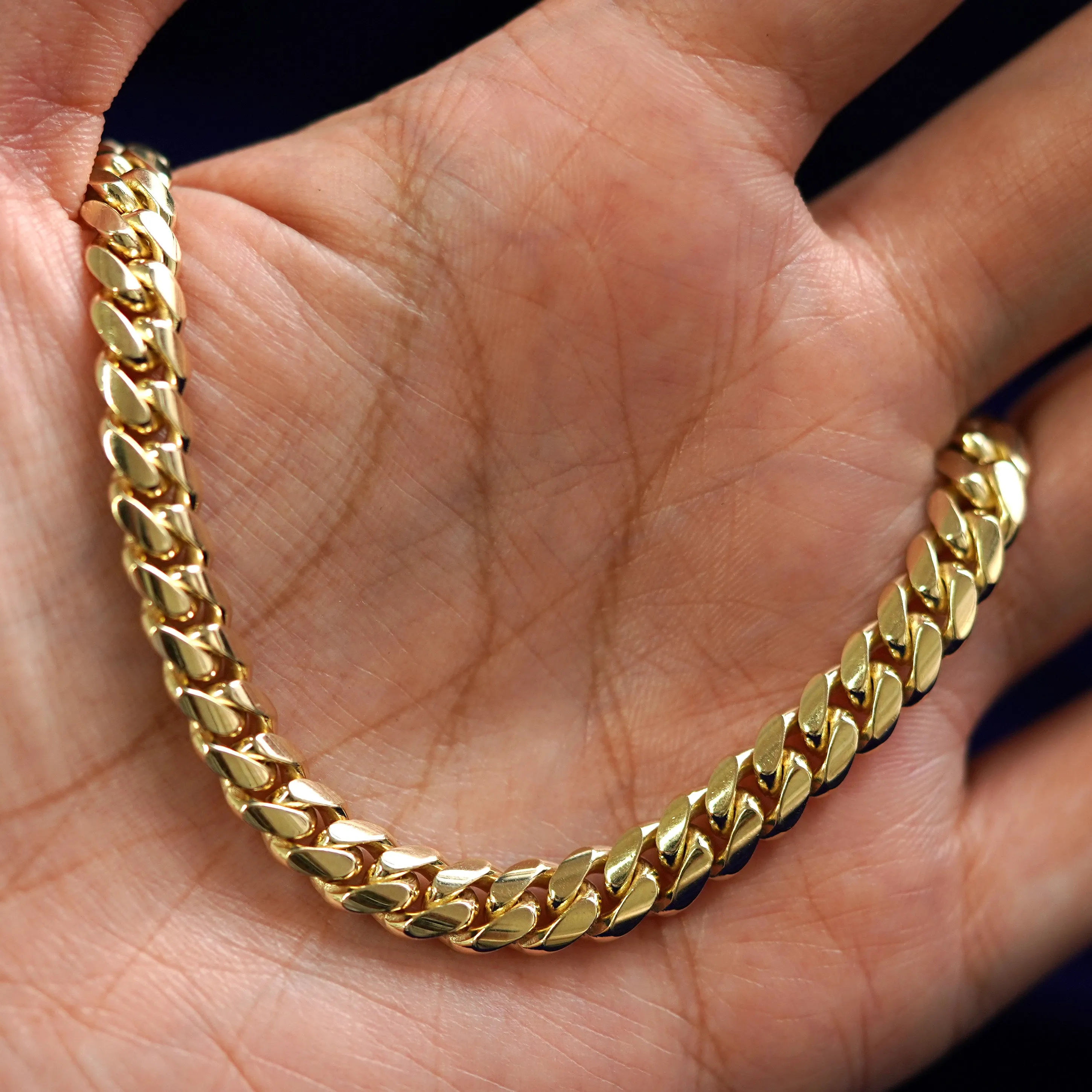 Miami Cuban Anklet