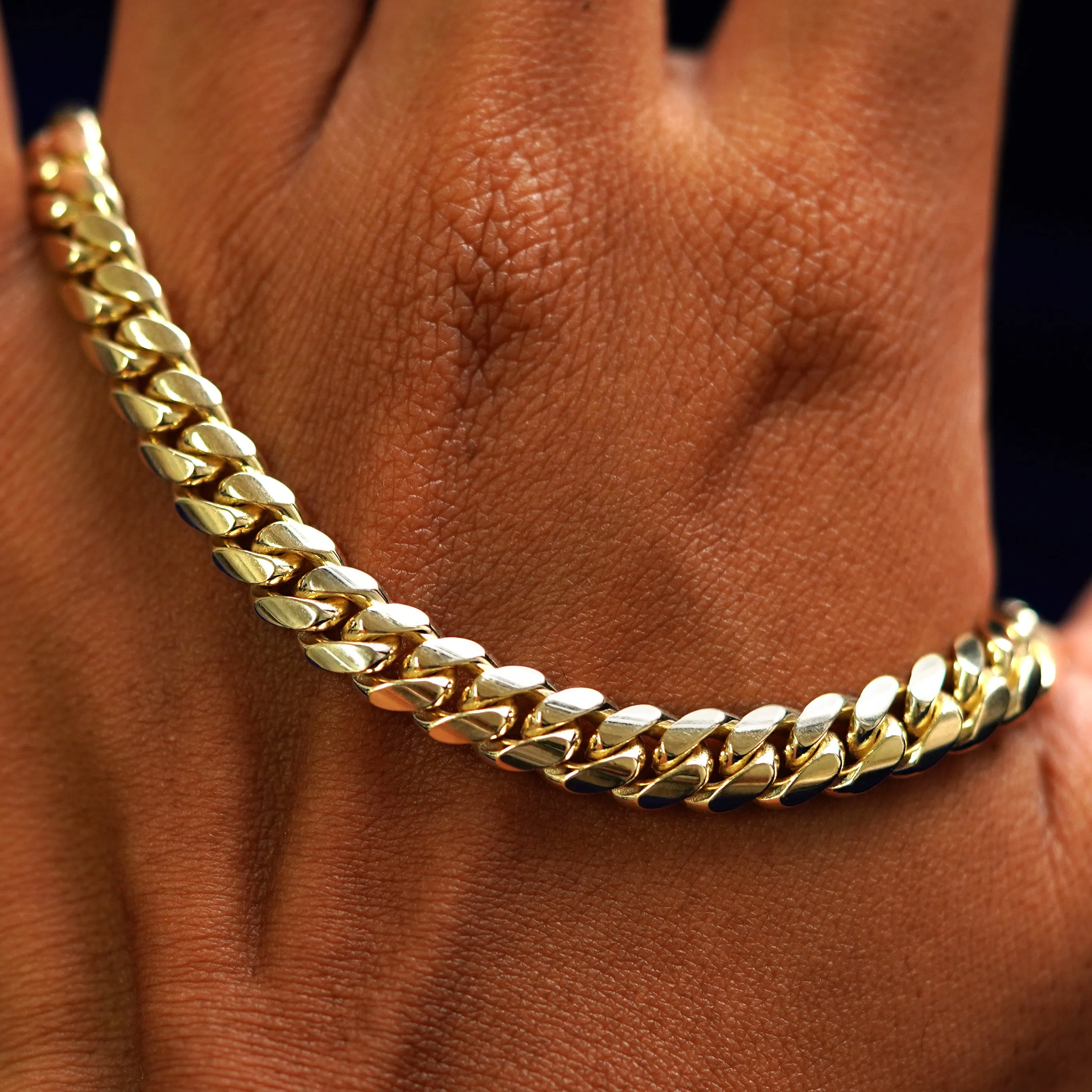 Miami Cuban Anklet