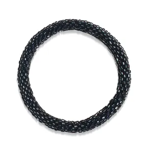 Midnight Spectacle | Himalayan Glass Bead Bracelet