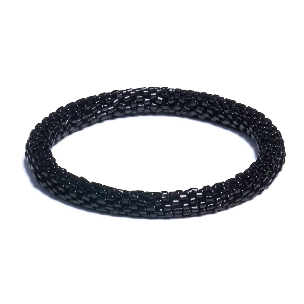 Midnight Spectacle | Himalayan Glass Bead Bracelet