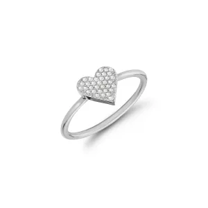 Mini Diamond Heart Ring