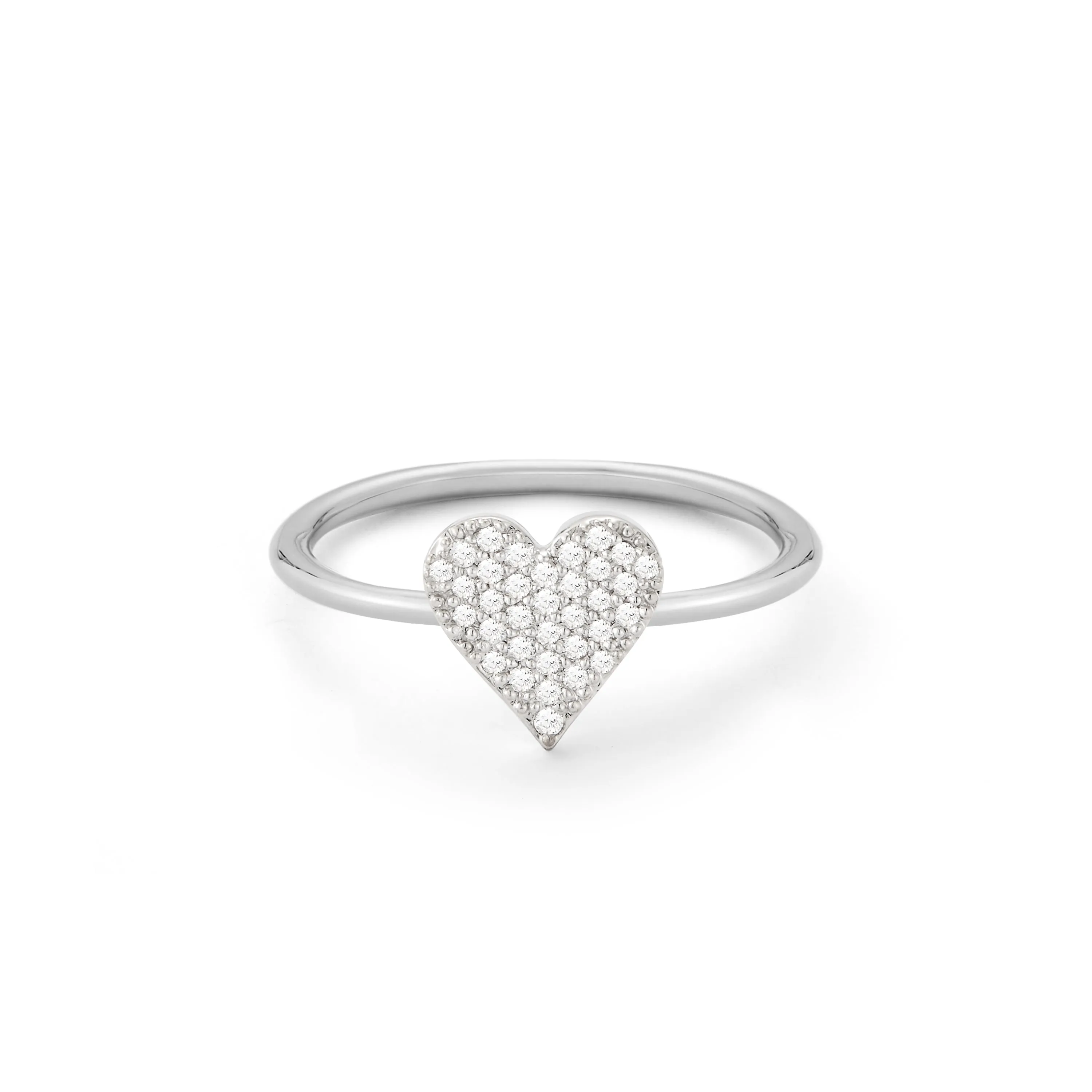Mini Diamond Heart Ring