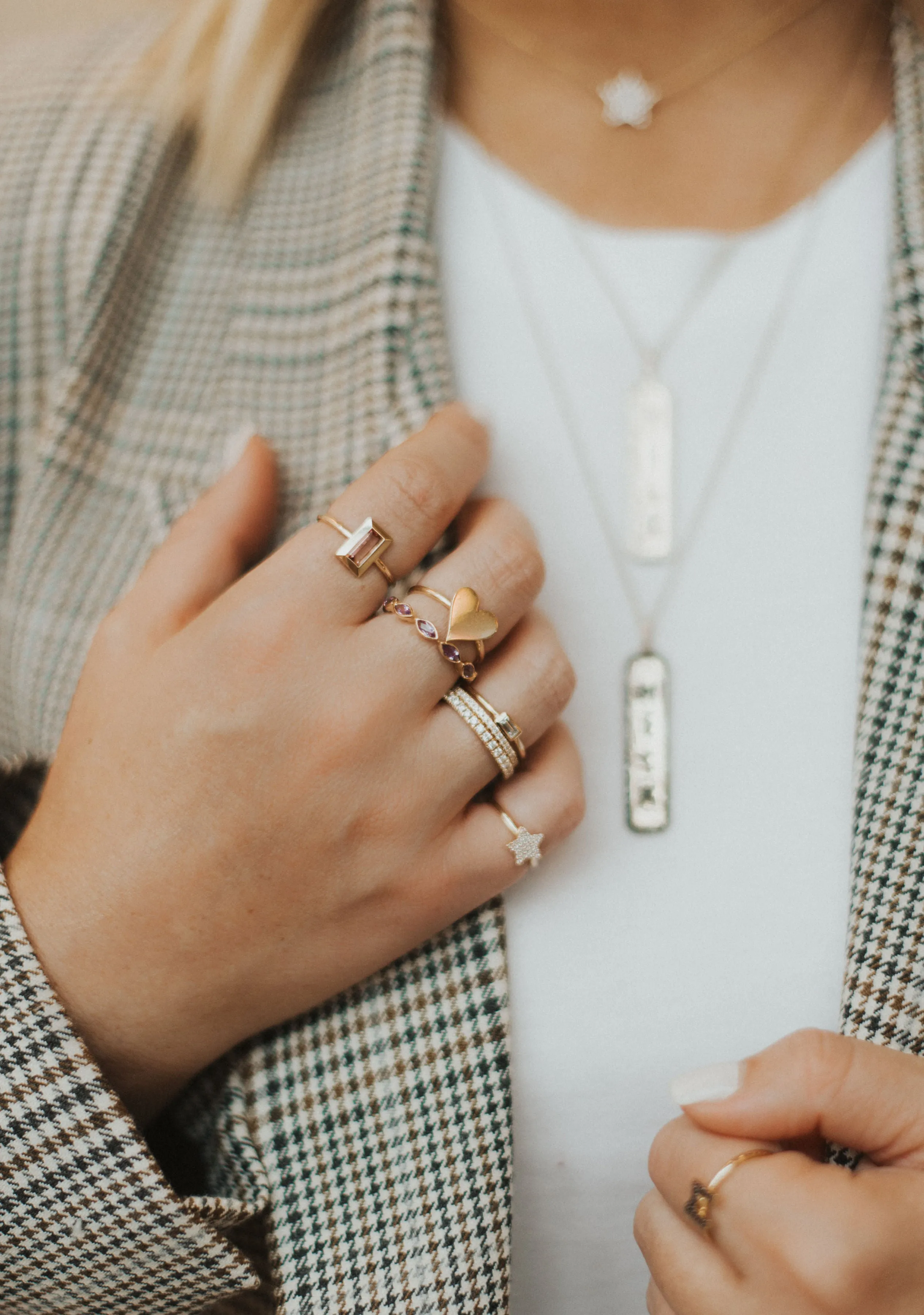 Mini Diamond Star Ring