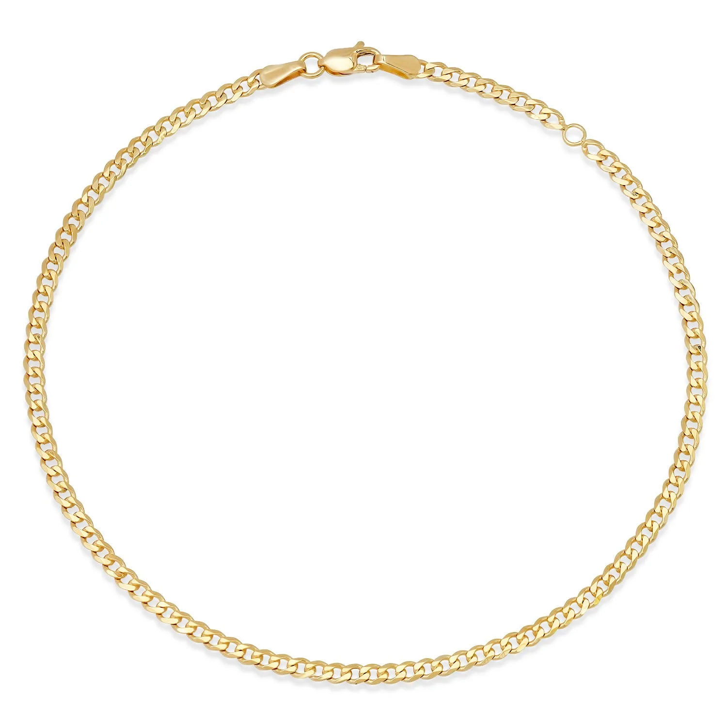 Mini Gold Cuban Link Anklet