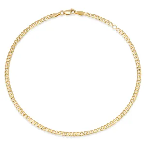 Mini Gold Cuban Link Anklet