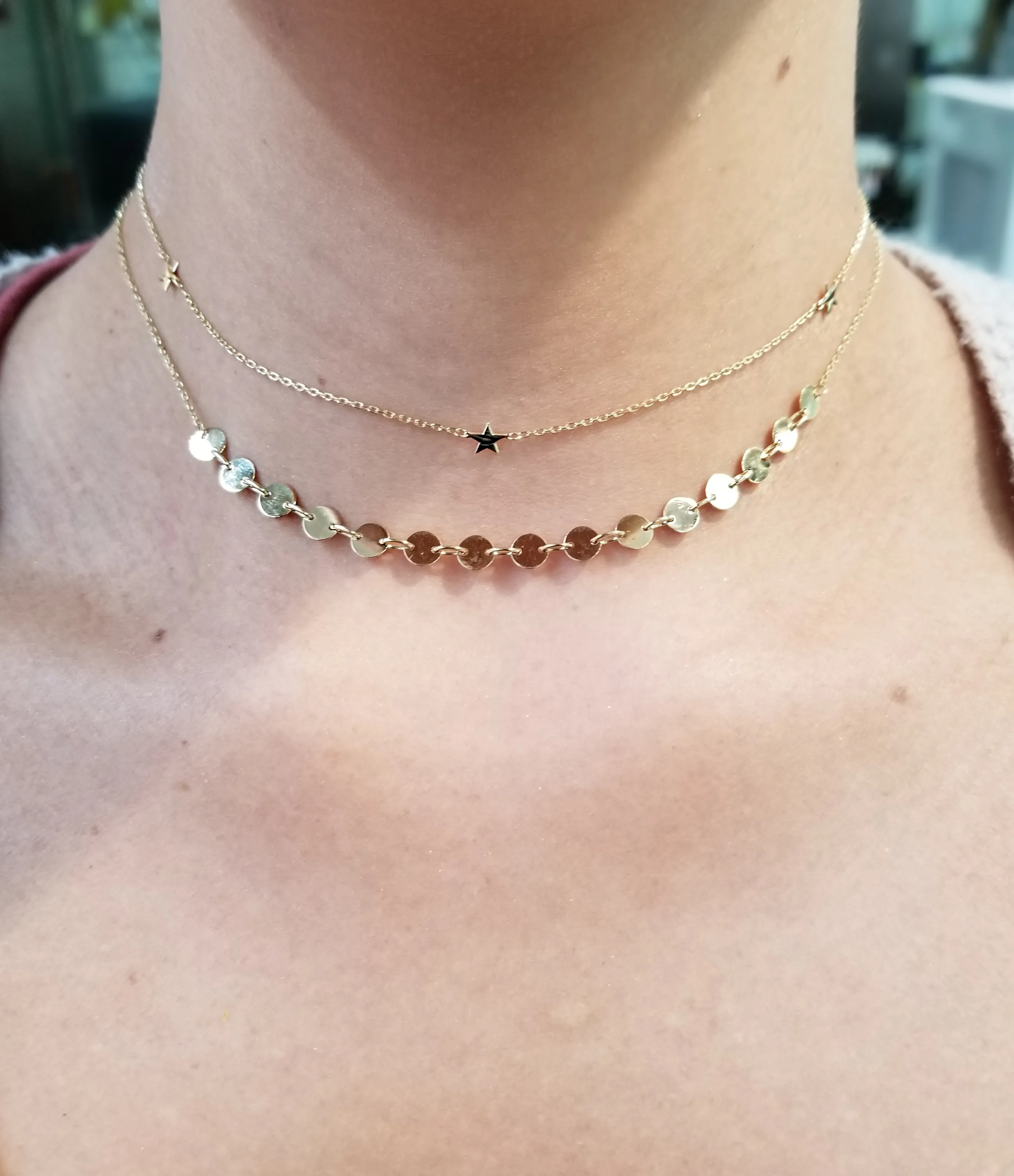 Miniature Star Choker Necklace
