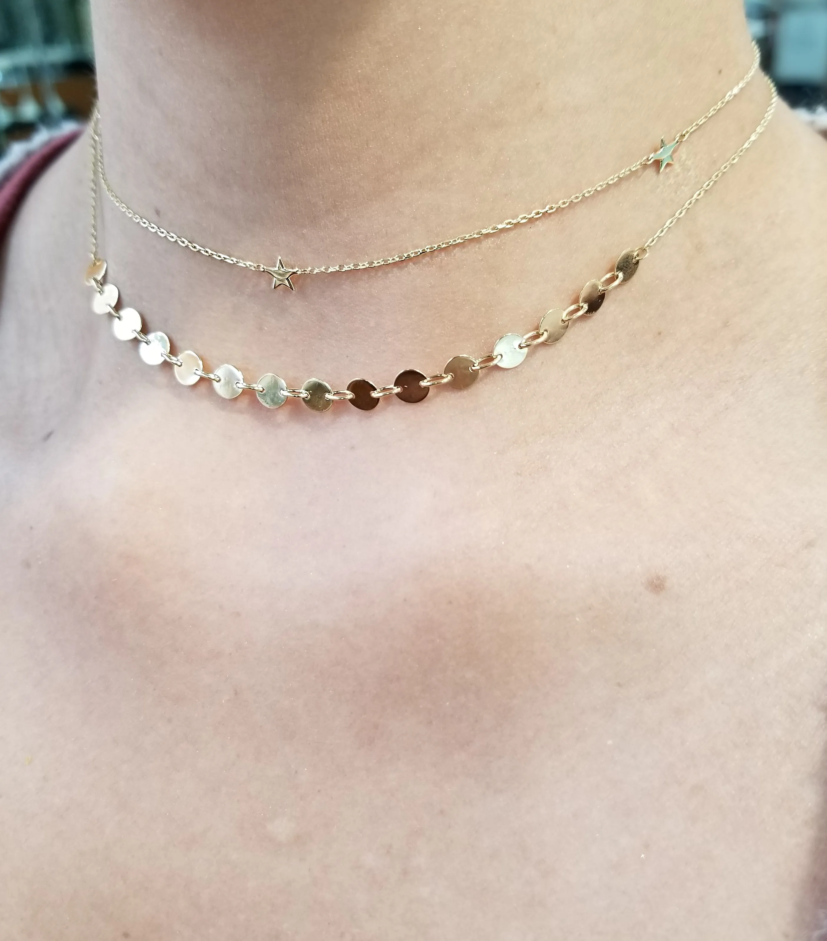 Miniature Star Choker Necklace