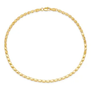Mirrored Hearts Anklet